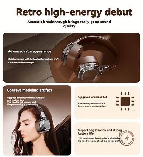 Retro-Inspired Wireless Headphones - findify 2025