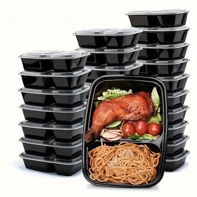 45Pcs/30Pcs disposable lunch box, takeout box, fast food lunch box, cake Dim sum box, fresh-keeping box, stackable with cover, microwave oven/dishwasher/refrigerator safe (28 ounces)
