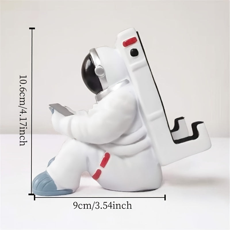 Creative Astronaut Desk Phone Holder - Universal Cell Phone and Tablet Stand, Perfect For iPhone, For iPad, and For SamSung Phones