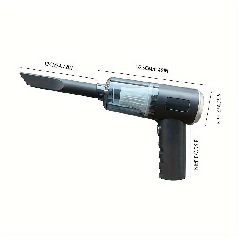 1PC Portable Home and Car Cleaning Vacuum Cleaner Mini Vacuum Cleaner Handheld Vacuum Cleaner Multi-functional Surface. Pet Hair and Hard Floor Friendly - Very Suitable for Home and Car Cleaning Wireless Car Vacuum Cleaner, C