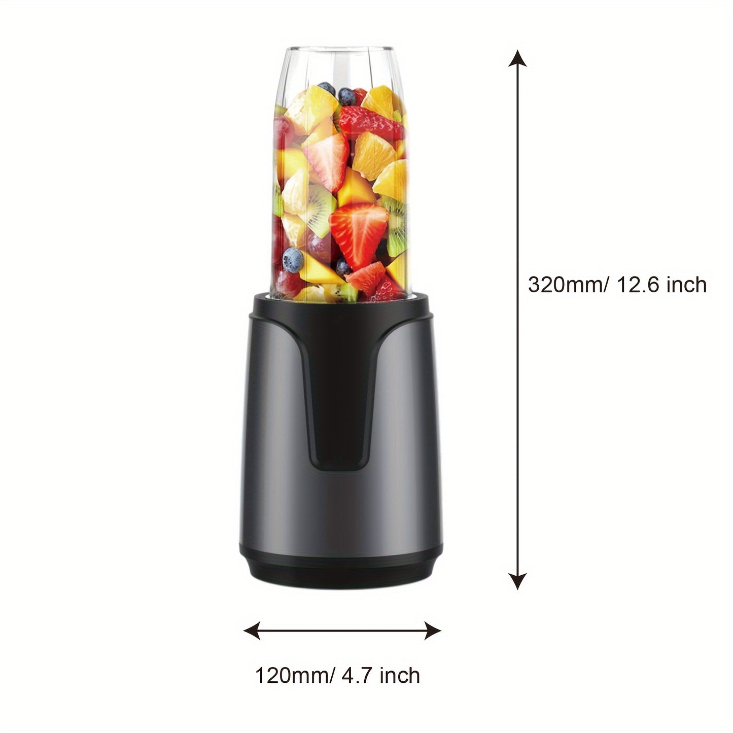 Blender For Shakes And Smoothies, 850W Portable Countertop Blenders For Kitchen, 17 Pcs Smoothie Maker Blender And Grinder Set With 6-Edge Blade, To Go Cup, Personal Blender For Juices, Ice, Food Prep