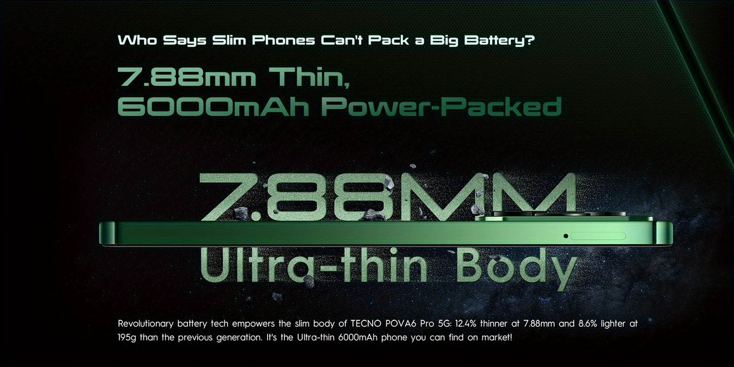 New Launch TECNO POVA 6 Pro 5G Smartphone - findify 2025