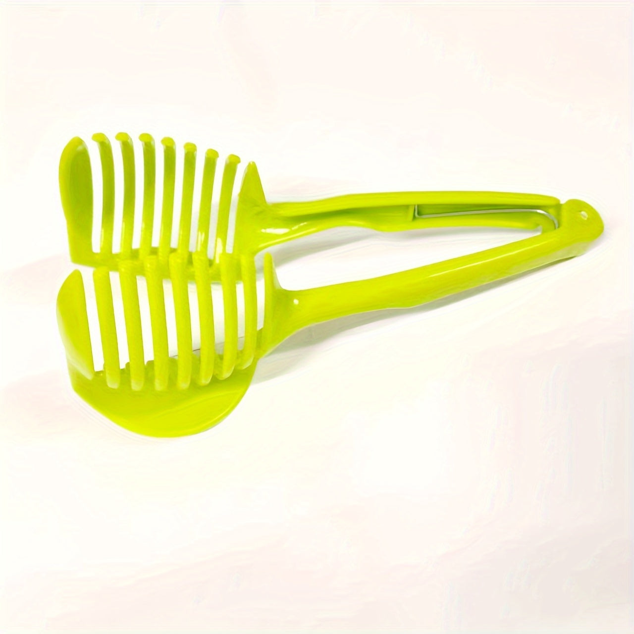 1pc, Tomato Slicer Tool, Lemon Cutter Tool, Lemon Slicer Holder, Tomato Slicer Holder, Lemon Cutter Holder, Round Fruit Tongs, Egg Slicer Cutting Holder, Kitchen Tools Kitchen Accessories
