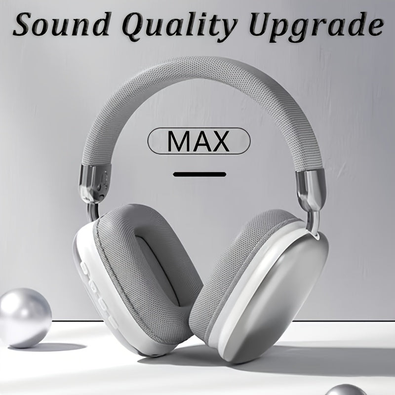 HIFI Stereo Wireless Headphones - Over-ear Lightweight Immersive Audio With Microphone For Gaming, Computers, Home Office Phones