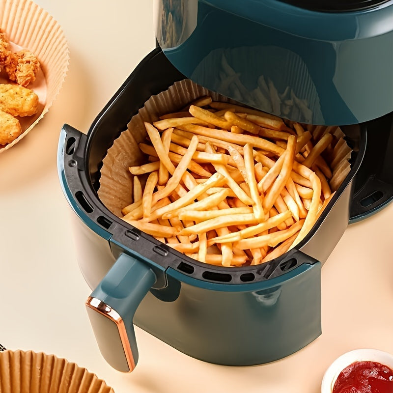 500pcs Non-Stick Air Fryer Liners - Square Paper Liners For Baking, Roasting, And Microwave Cooking - Easy Cleanup And Healthier Cooking For Hotel/Commercial