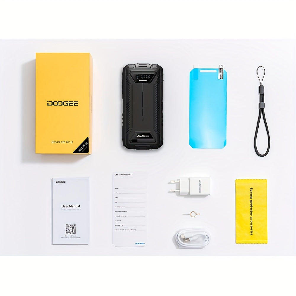 DOOGEE S41 Plus Smartphone 2024, 8GB RAM+128GB ROM/TF 1TB Phone, 6300mAh Cell Phones, 5.5" HD+ Display Android 13 Phone, Phone Unlocked/Dual SIM 4G/NFC/OTG