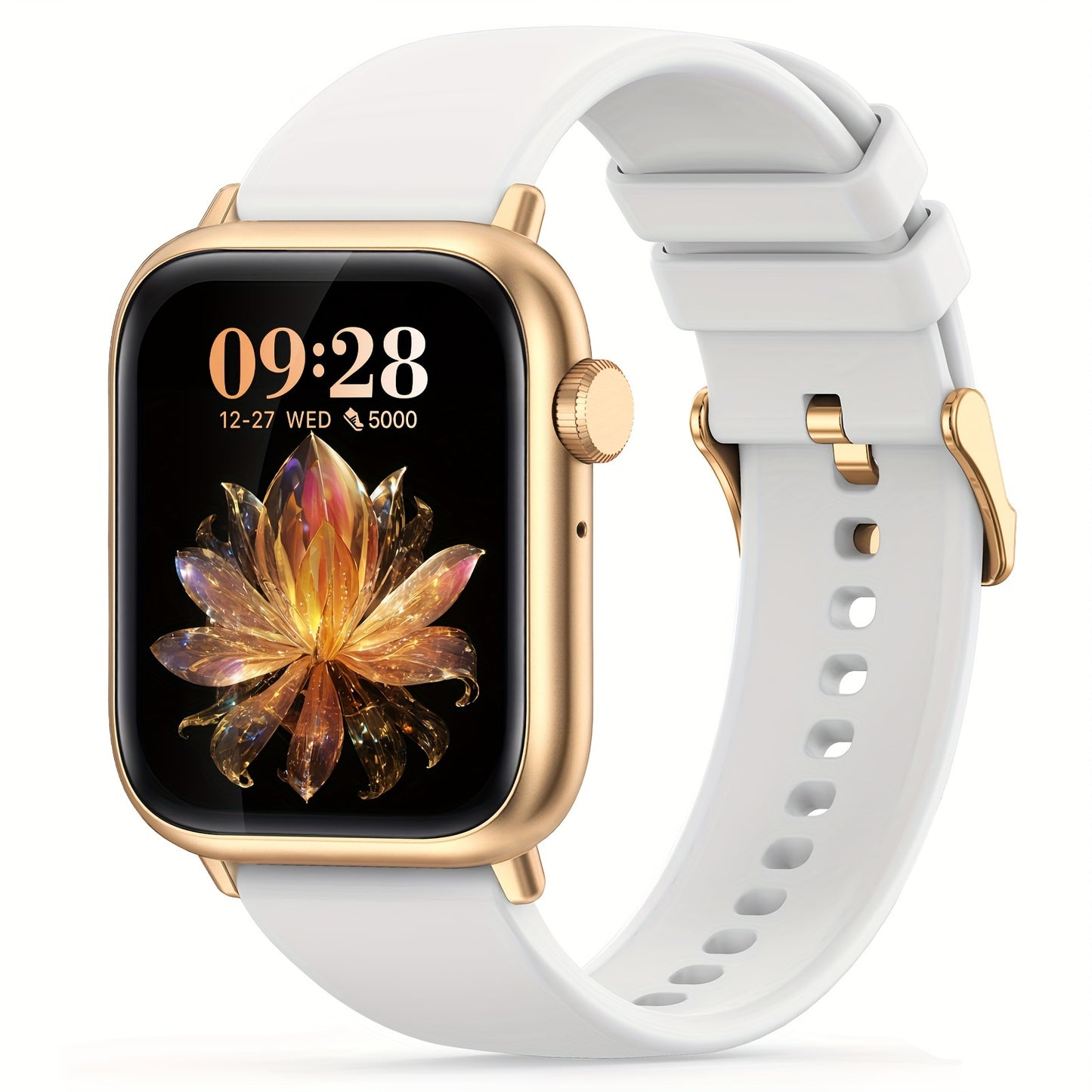 Women's Smart Watch Gift, 1.83-inch Touch Screen, Wireless Calls, Messages Notification, Compatible iPhone/Android Phones, Fitness Tracking Watch, Calories, Distance, Pedometer, 100+ Sport Modes, Smart Bracelet for Women, Sle