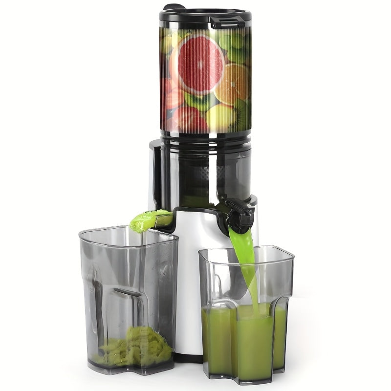Cold Press Juicer, Masticating Juicer, 5.4" Wide Feed Chute, Slow Juicer, Machines Fit Whole Vegetables And Fruits, J High Juice Yield, Easy To Clean, Kitchen Appliances, Kitchen Juicers, Green Food Juicers, Gifts For Friends