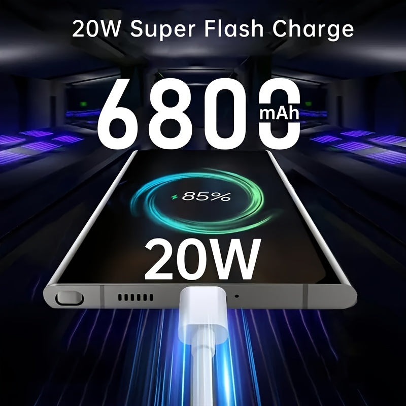 Touchscreen Smartphone - 8+256GB Dual SIM Dual Standby Cell Phones With Face Recognition, HD Camera, Long-Lasting 6800mAh Battery, Stylus, Headphones, Type-C Charging Cable, Case, And Screen Protector - Perfect Holiday Birthd