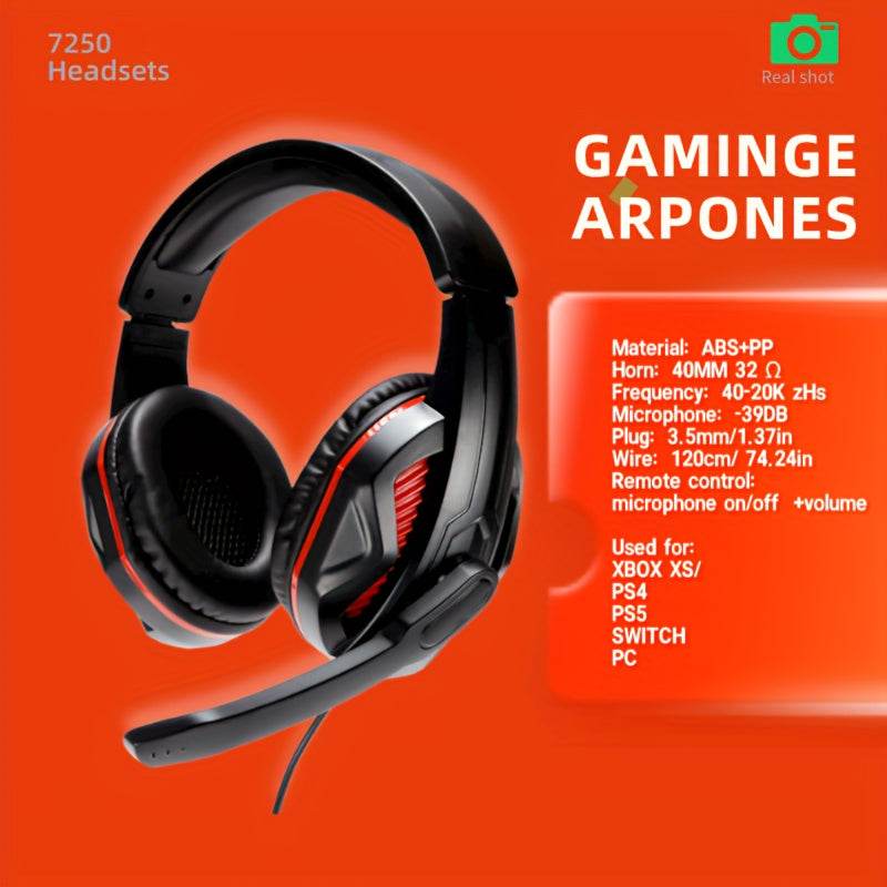 7250/3.5mm Gaming Dual-sided Headphones - findify 2025