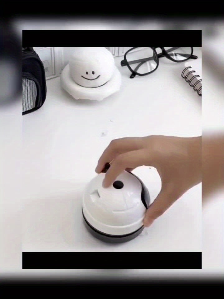 1pc Compact Mini Desktop Vacuum Cleaner - Ultra-Powerful Suction, Compact and Portable, Long-Lasting Rechargeable, Whisper-Quiet Operation, Effective Keyboard and Piano Keyboard Cleaning - Perfect for Home and Office Desktops