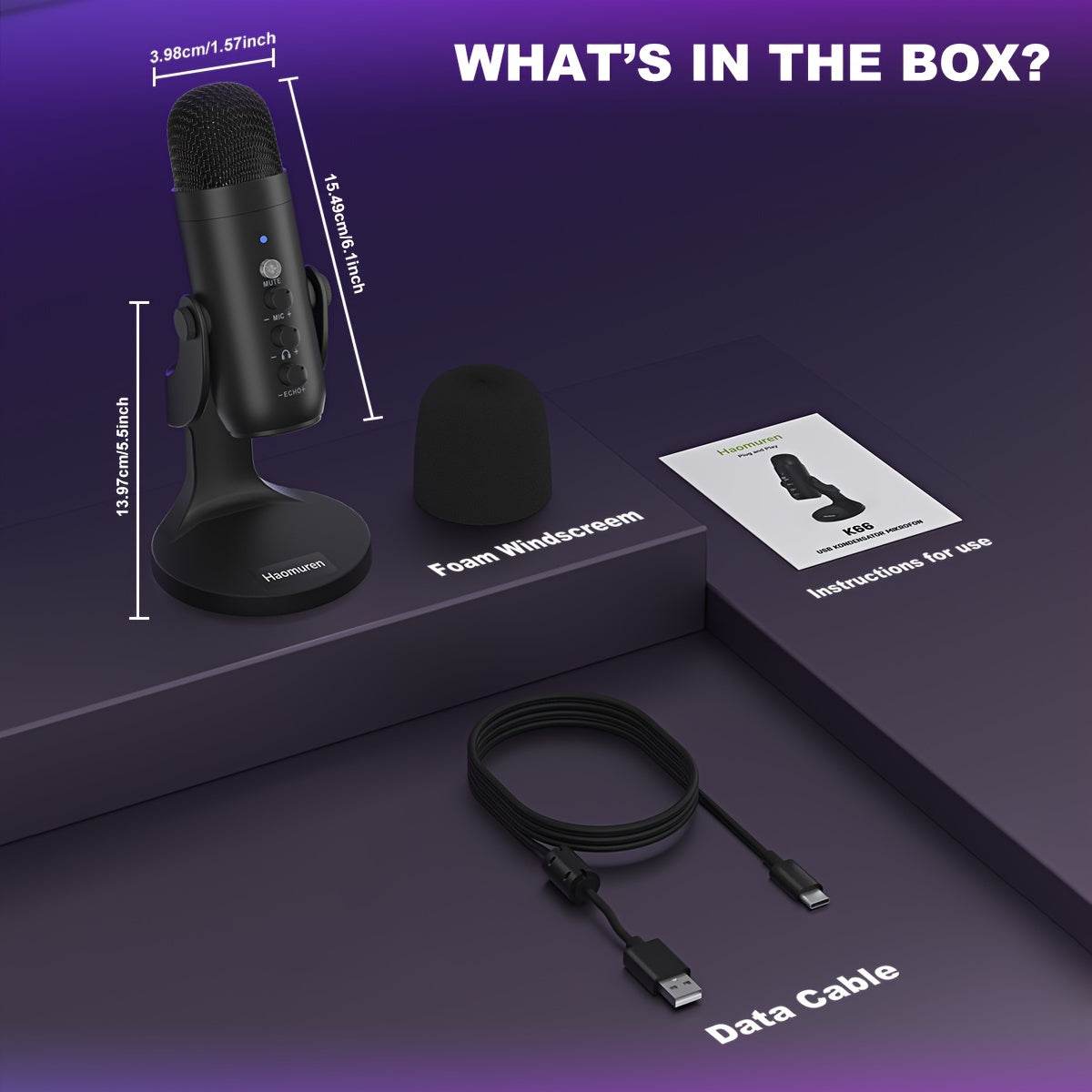 USB Microphone Condenser Computer PC Mic - findify 2025