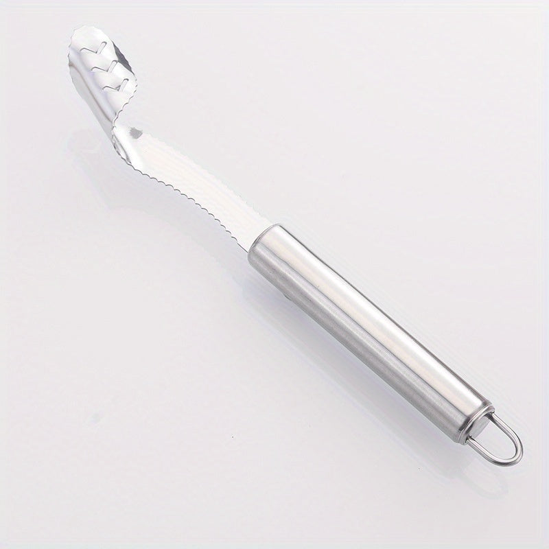 Upgrade Your Kitchen with This Multifunctional Serrated Stainless Steel Pepper Corer & Seed Remover!