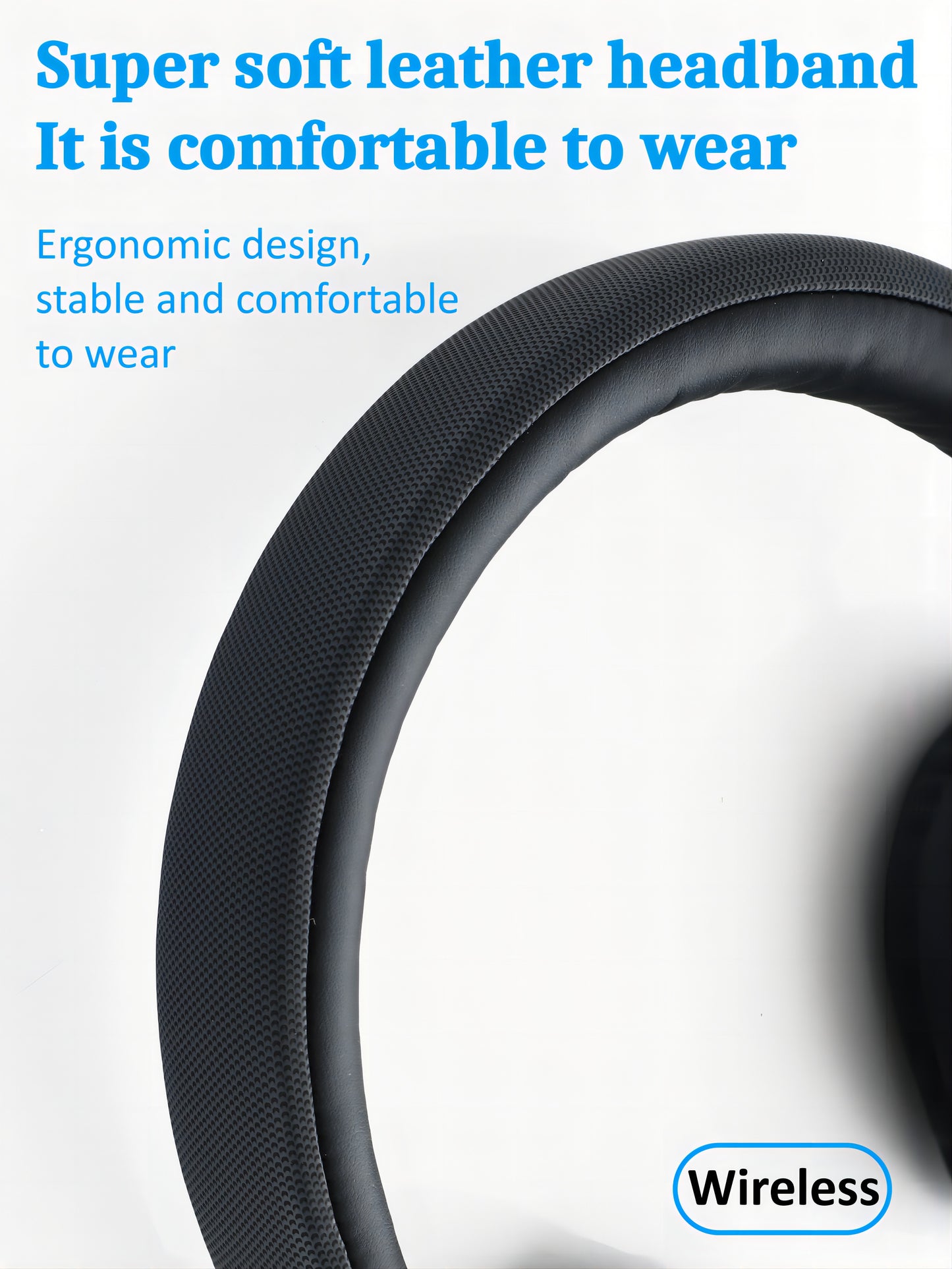 Upgraded High-Quality Wireless Headphones, Lightweight Foldable Design with Built-In Microphone, Compatible with 3.5Mm Audio Cable, Perfect for Travel And Work with Stereo Laptops And Phones, Ios Wireless Gaming Headphones, C
