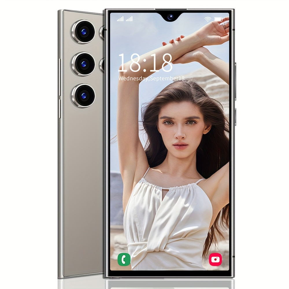 Unlocked Phones C37 Ultra 8GB RAM 256GB ROM Cell Phones 6800mAh Battery+6.8" Display SmartPhone