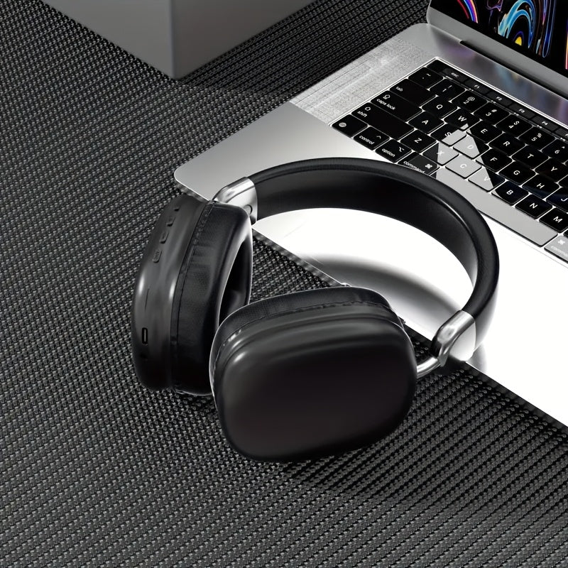 Wireless Headsets Wireless Headsets Wireless Headsets Real Gaming Earbuds With Microphones Wireless Headsets, Wireless Headsets With Microphones, HIFI Stereo Lightweight Immersive Audio Headphones For Home Office Phones