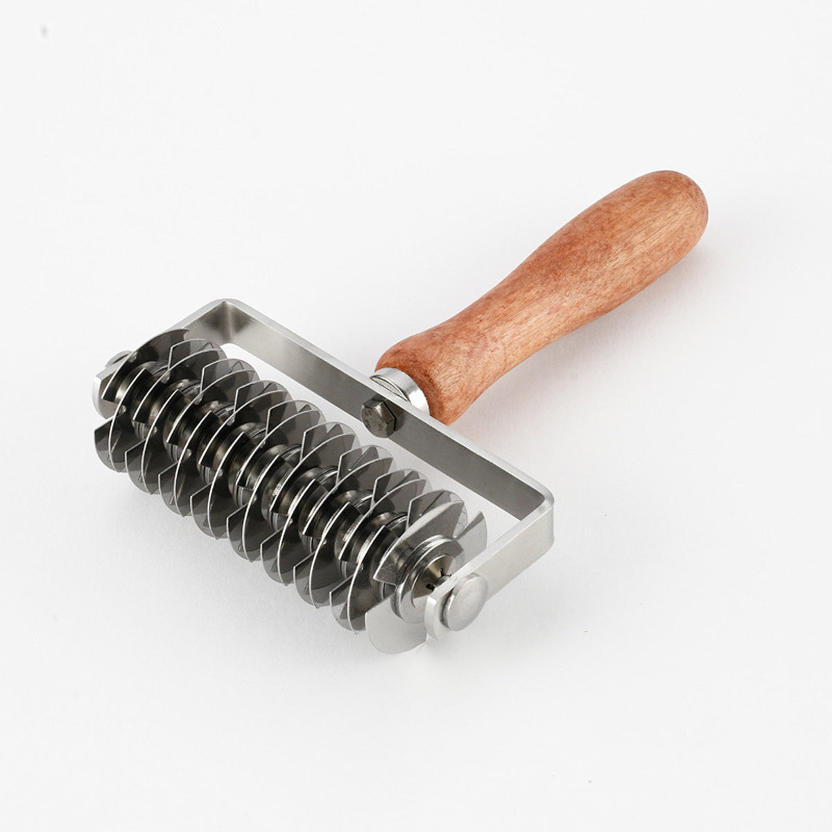 1pc, Stainless Steel Dough Cutter with Wood Handle - Perfect for Cookies, Pies, Pizza, Bread, and Pastries - Essential Baking Tool for Your Kitchen