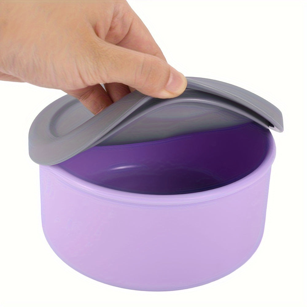 3pcs, Silicone Round Bento Box Lunch Box, Storage Leak Proof Dinner Container Silicone Microwave Bowl, Food Grade Leak Proof Silicone Lunch Box, Silicone Bento Lunch Box With Sauce Container, Back To School Supplies, Home Off