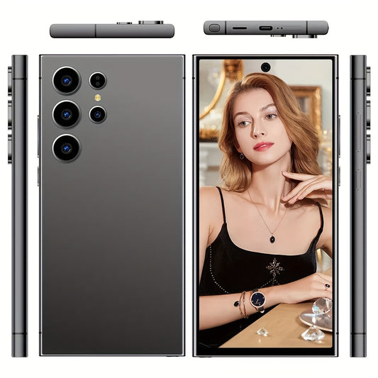 Unlocked Phones 5G 6.8-inch Cell Phone C24 Ultra Android 13 Mobile Phone With Build-in Pen, 8GB+256GB, 6.8" Display, 50MP+13MP Camera 6800 MAh DUAL SIM