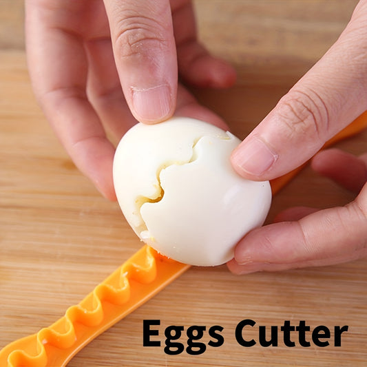 2pcs Egg Cutter, Egg Shaper and Carving Mold, Kitchen Tool for Restaurant