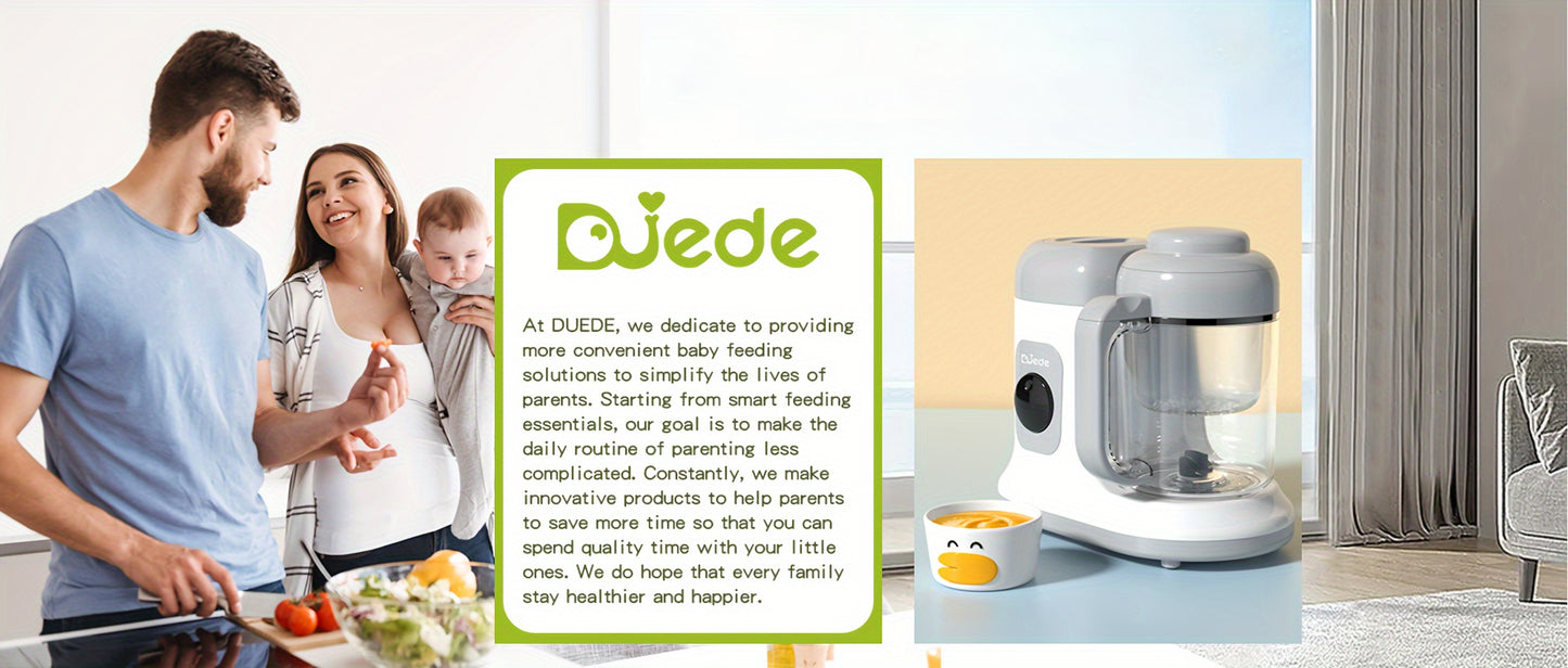 Youngsters Food Maker - One Button Rotate & Press Control, Youngsters Food in Minutes, Processor Steamer Puree Blender, Auto Cooking & Stirring, Healthy Homemade Food for Youngsters & Youngsters, White