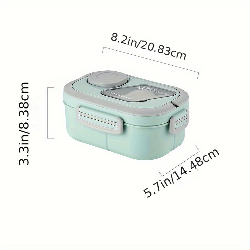 Multi-compartment insulated box Portable sealed fresh large capacity lunch box Microwave heating reusable lunch box Suitab