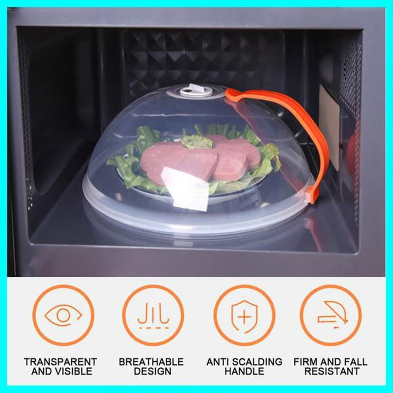 1pc Food Cover, Microwave Oven Heating Cover, Screen Protector For Food For Hot Dishes, Oil Proof Splash Proof Cover, Fresh-keeping Cover, Kitchen Supplies
