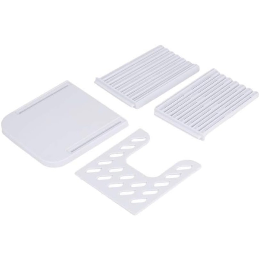 1pc Bread Slicer Cutting Guide Tools Adjustable Toast Slicer Toast Cutting Guide For Homemade Bread, Plastic Bread Slicer Loaf For Slicing Bread Foldable Kitchen Baking Tools Baking Supplies Clearance (White)
