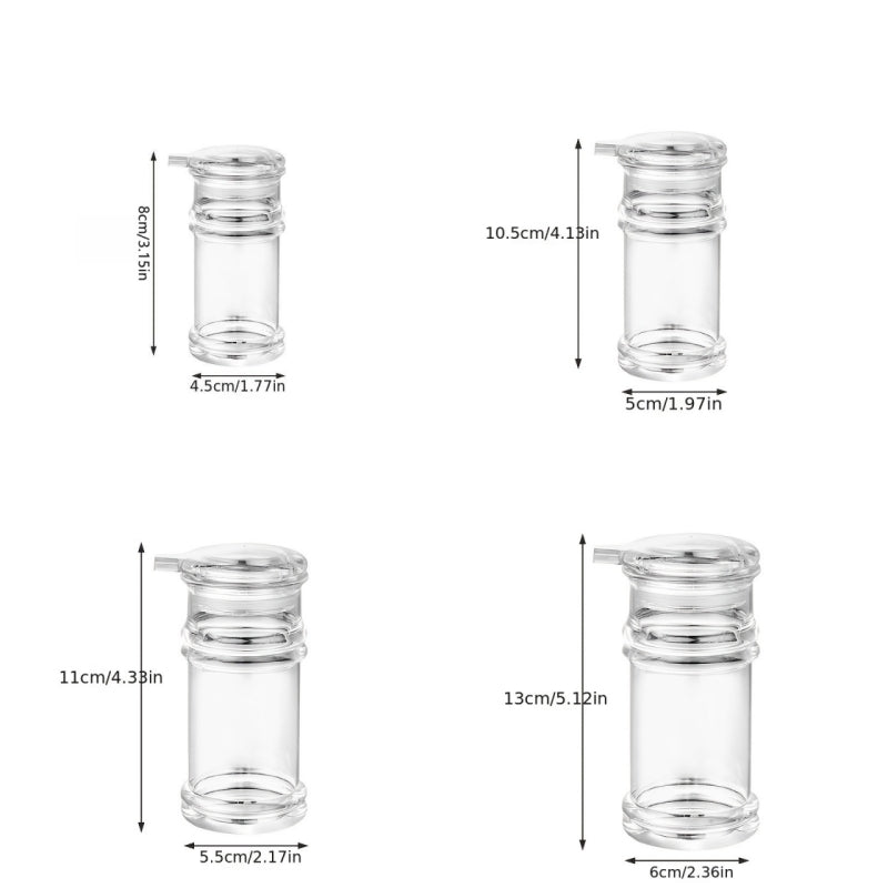 1pc Portable Clear Oil Pot - Seasoning Bottle with Sauce Dispenser for BBQ Kitchen - Reusable Plastic Spice Jar for Olive, Soy Sauce, Vinegar, and More Kitchen Essentials