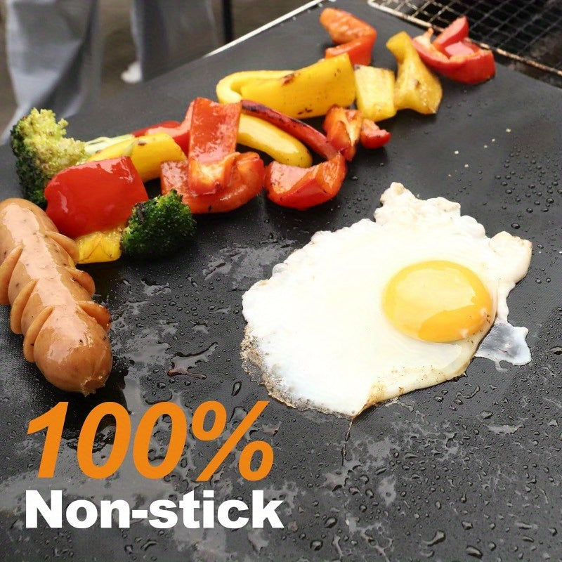 2-Pack Durable Non-Stick Teflon Oven Liners - 16x24 Inch Heavy Duty Plastic Grill Pads for Electric, Gas, Convection, Microwave Ovens and Grills