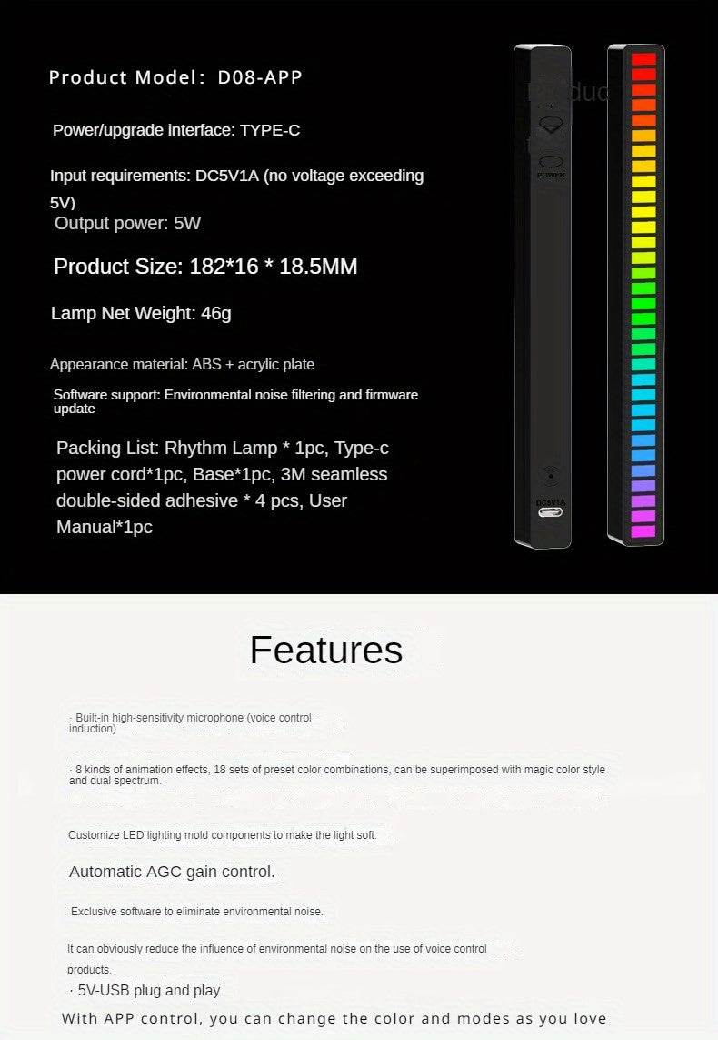 RGB Music-Activated USB Light - findify 2025