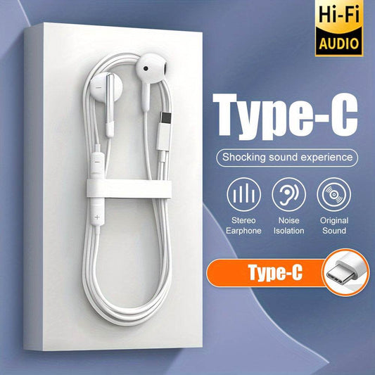 Premium In-Ear Wired Headphones with Type-C Jack - findify 2025