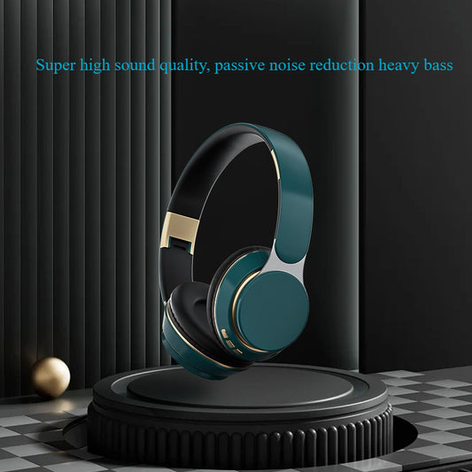 Stylish wireless headphones, super high sound quality, deep bass, 20 hours of playback time wireless headphones, microphone, hi-Fi stereo folding portable headphones, suitable for home office phones