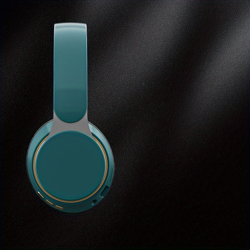 Stylish wireless headphones, super high sound quality, deep bass, 20 hours of playback time wireless headphones, microphone, hi-Fi stereo folding portable headphones, suitable for home office phones