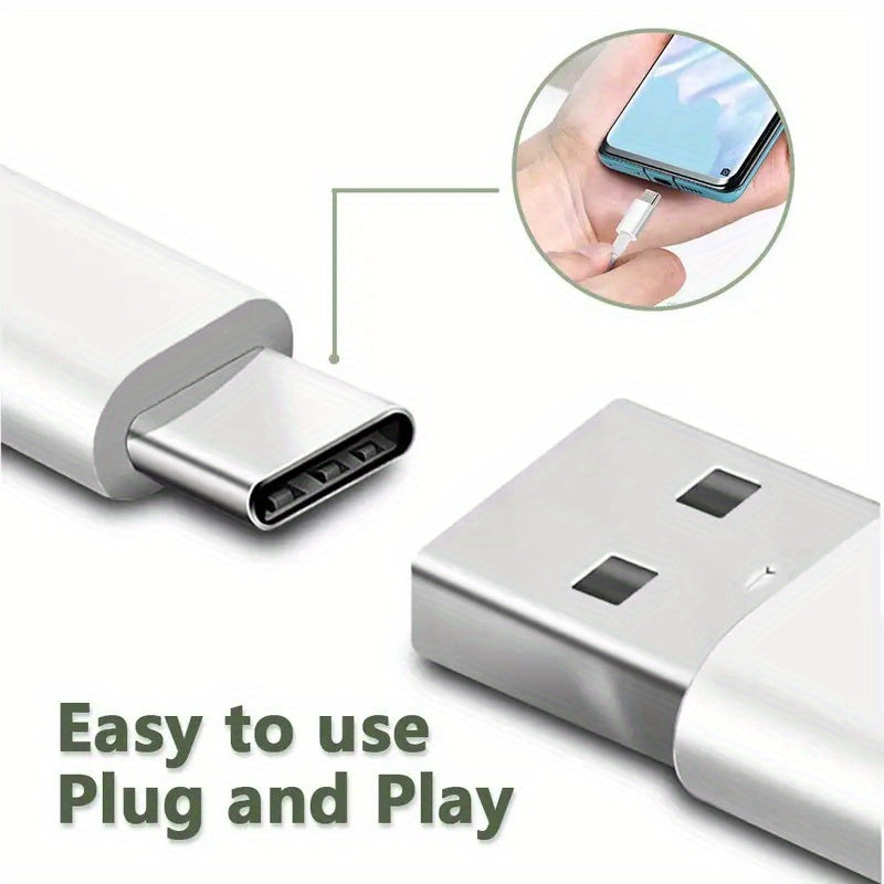 2A USB Type-C Fast Charging Cable: 3.3Ft/1M, Compatible with Xiaomi, Redmi, Samsung Mobile Phones - USB-C Wire