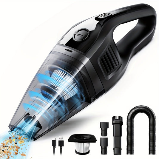 Portable Vacuum Cleaner Wireless Handheld Vacuum Cleaner For The Family Car, Powerful Suction USB Charging Mini Cleaning Vacuum Cleaner, Has A Variety Of Accessories, Suitable For The Car, Home, Office And Other Slit Tools