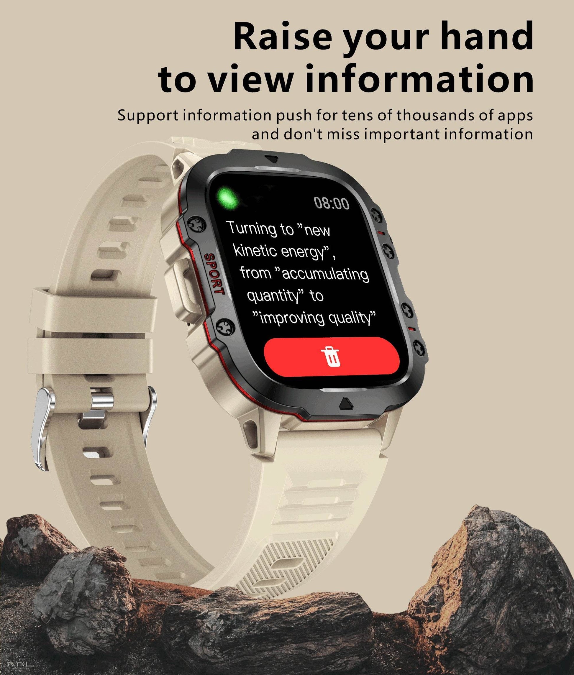 New Rugged Smart Watch Men - findify 2025