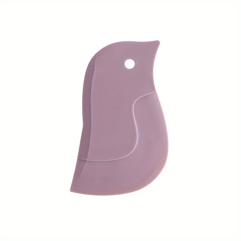 1pc Penguin-Shaped Silicone Kitchen Scraper - Flexible, Non-Electric Grease & Baking Tool for Efficient Cleaning & Decorating, Ideal for Stainless Steel Surfaces