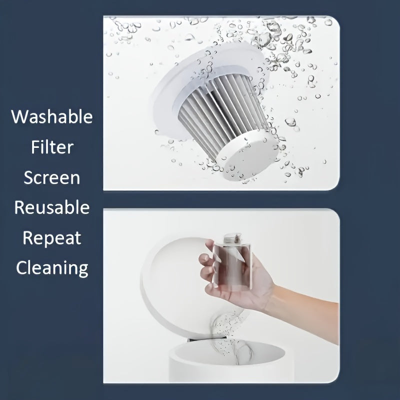 Portable vacuum cleaner can handle small gaps