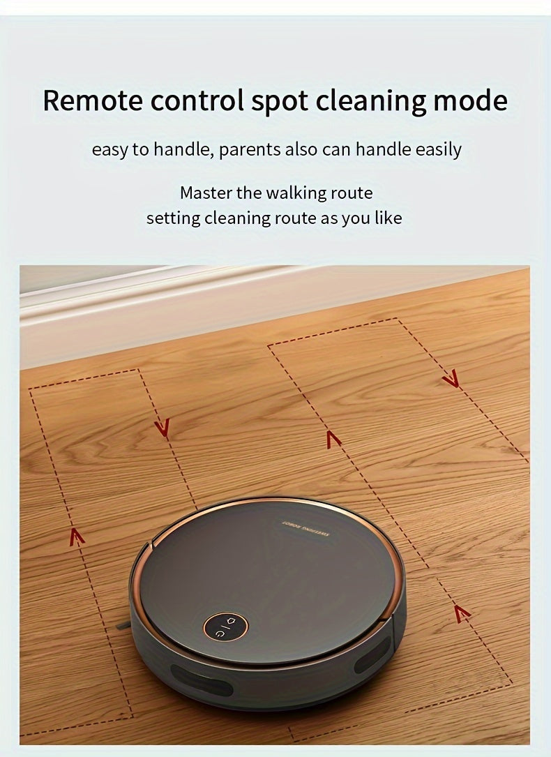 2-in-1 Robot Vacuum Cleaner Self-Charging Robotic Vacuums For Pet Hair Hard Floors Low Pile Carpets (US)