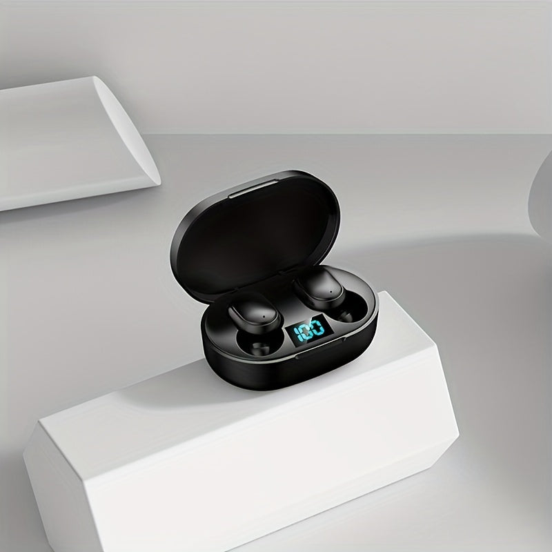 SENBENBAO MINI Wireless Earbuds: TWS True Wireless Connectivity, LED Digital Display, Hi-Fi Stereo Sound, In-Ear Design, Suitable for Gaming, Business, Outdoor, and Video Use, No Delay, Li-Polymer Battery, Compatible with Pho