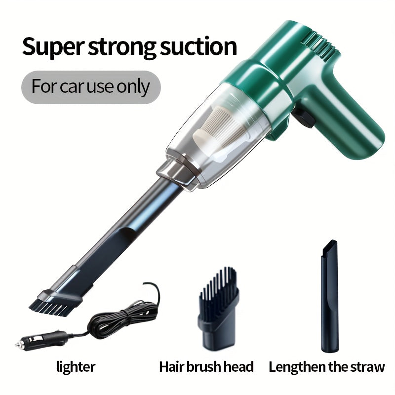 [Super Strong] Mini Car Mounted Vacuum Cleaner - High-Power, Dual-Purpose, Portable - For Sedan, Small Spaces