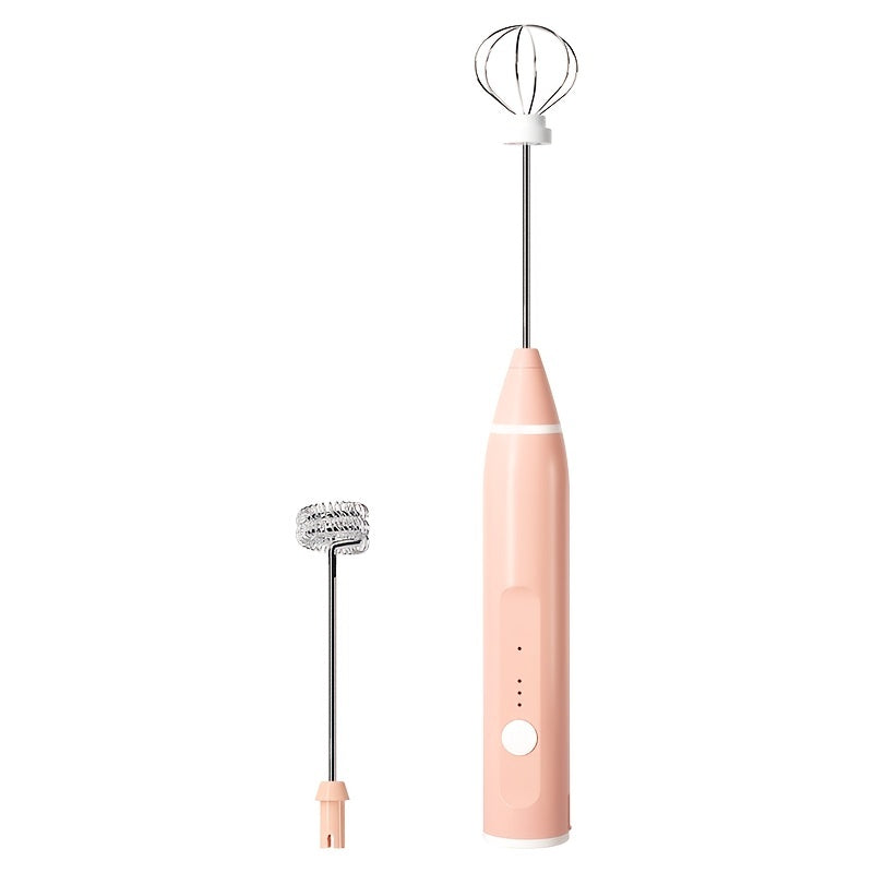 1pc Electric Milk Frother Portable Egg Beater USB Rechargeable Handheld Coffee Blender Milk Shaker Mixer Foamer Food Blender