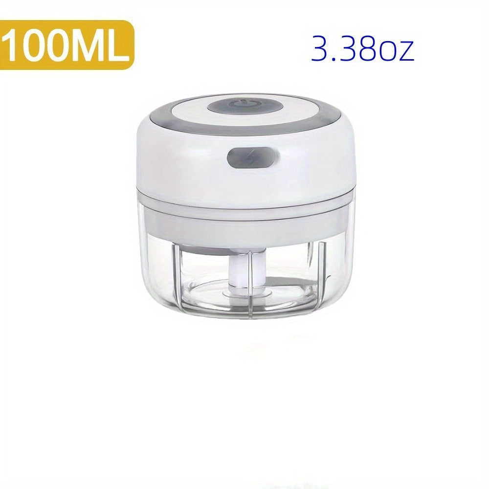 100/250ml USB Electric Mini Chopper - High-Performance Food Processor for Effortless Meat Grinding & Vegetable Crushing, Portable & Time-Saving Kitchen Companion