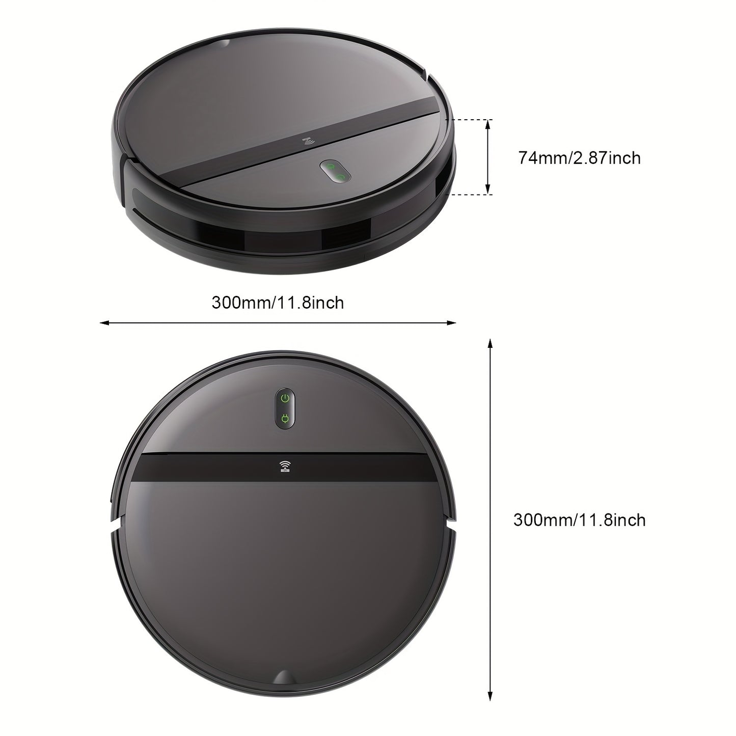ZCWA G20 Robot Vacuum Cleaner Automatic Charging Intelligent Sweeping Robot Power Application Control Water Tank Wet Robot Vacuum Cleaner Electric Sweeper