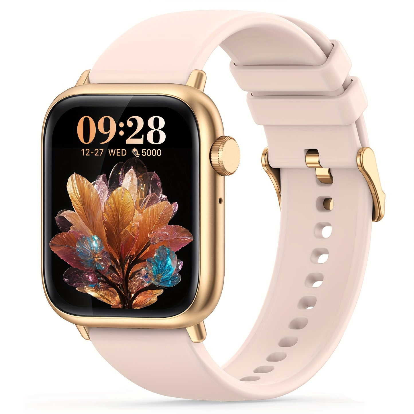 Women's Smart Watch Gift, 1.83-inch Touch Screen, Wireless Calls, Messages Notification, Compatible iPhone/Android Phones, Fitness Tracking Watch, Calories, Distance, Pedometer, 100+ Sport Modes, Smart Bracelet for Women, Sle