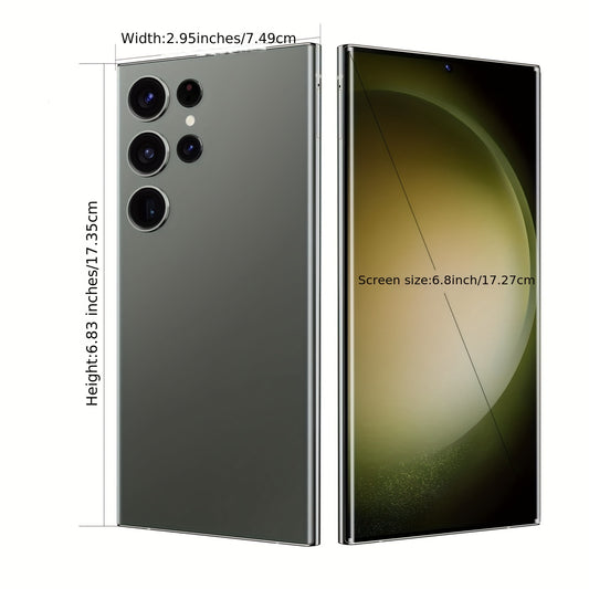 Unlocked Cell Phones Android 13 Phones 8+256GB Smartphone 6.8" HD Screen Dual SIM 6800 MAh Built-In Pen