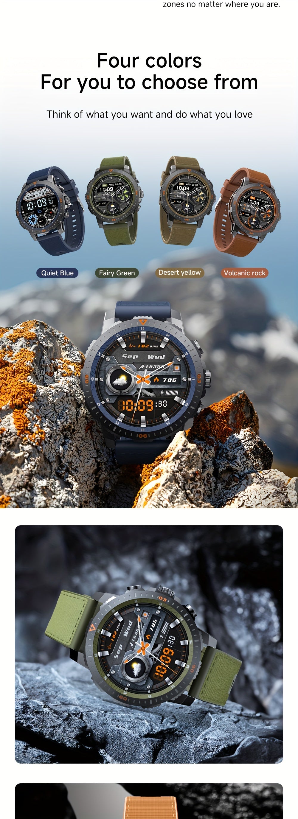 For Samsung Android Phones, Rugged Men's Smartwatch, Wireless BT5.0, Texting And Calling, With Voice Assist, 460P AMOLED Large Screen, 49mm Circle Screen, Smart Bracelet For Health Steward, Whatsapp Message Remind, With App F