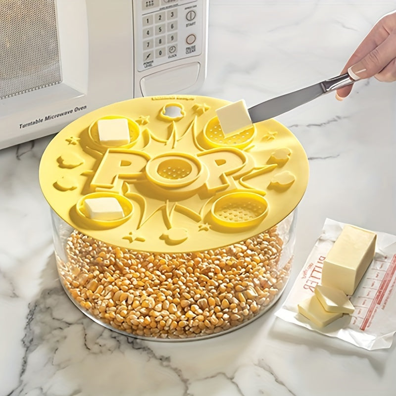 1pc Silicone Microwave Popcorn Lid Versatile Lid That Lets You Easily Flavor Your Popcorn Kitchen Tool Kitchen Supplies