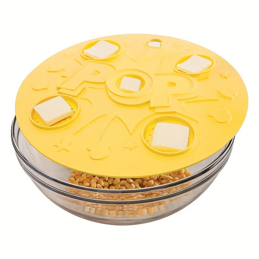 1pc Silicone Microwave Popcorn Lid Versatile Lid That Lets You Easily Flavor Your Popcorn Kitchen Tool Kitchen Supplies